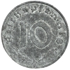 10 рейхспфеннигов 1940 год.Двор E.3 рейх.Германия. 