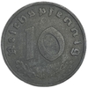 10 рейхспфеннигов 1940 год.Двор F.3 рейх.Германия.    