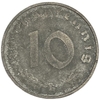 10 рейхспфеннигов 1944 год.Двор E.3 рейх.Германия.  