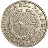 2 песо 1925 год.Республика Парагвай. 