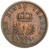 3 пфеннинга 1870 год (A).Вильгельм I.Пруссия.Германия.Медь.