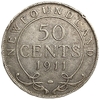 50 центов 1911 год.Георг V.Ньюфаундленд.Британская колония.Серебро.