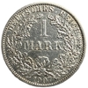 1 марка 1907 год A.Вильгельм II.Империя.Германия.Серебро.