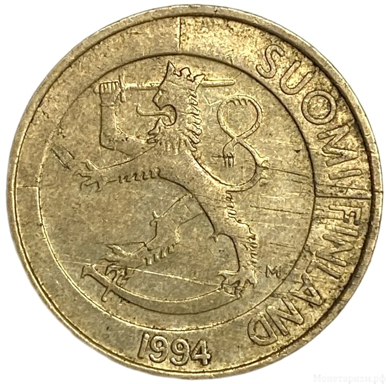 1 марка 1994 год.Финляндия.     
