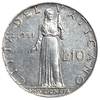 10 лир 1951 год.Папа Пий XII.Благоразумие.Ватикан.