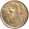 10 чентезимо 1924 год.Пчела.Виктор Эммануил III.Италия. 