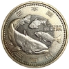 500 йен 2011 год.Рыбы.Сига.Серия префектуры.Япония.Биметалл.