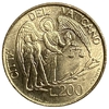 200 лир 1997 год.Папа Иоанн Павел II.Ангел справедливости и мира.Подготовка к Миллениуму.Ватикан.