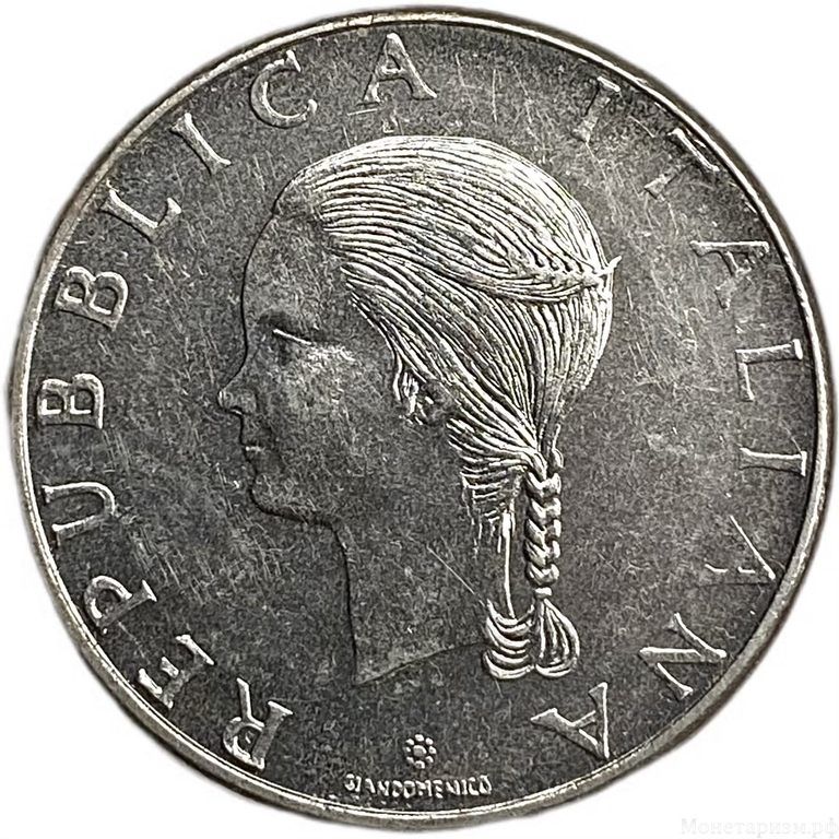 100 лир 1979 год.Корова.ФАО.Италия.