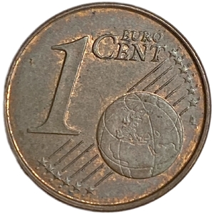1 евроцент 2001 год.Нидерланды. 
