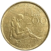 200 лир 1980 год.Международный женский год.Монтессори.ФАО.Италия.