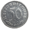 50 рейхспфеннигов 1940 год.Двор J.3 рейх.Германия.    