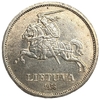 5 литов 1936 год.Йонас Басанавичюс.Первая Республика.Литва.Серебро.