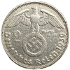 2 рейхсмарки 1939 год G.Пауль фон Гинденбург.Германия.3-ий Рейх.Серебро.  
