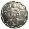 20 центов 2011 год.Голова слона.Король Мсвати III.Свазиленд.Эсватини.
