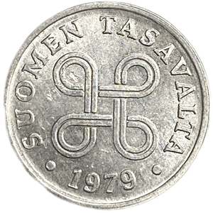 1 пенни 1979 год.Финляндия.   