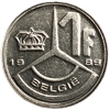 1 франк 1989 год.Бодуэн I.Бельгия.