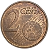2 евроцента 2010 год.Альберт II.Бельгия.   