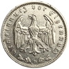 1 рейхсмарка 1933 год.Двор D.Веймарская Республика.Германия.Серебро.