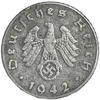 5 рейхспфеннигов 1942 год.Двор D.3 рейх.Германия. 