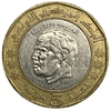 5 динар 2002 год.Хабиб Бургиба.Республика Тунис.Биметалл.