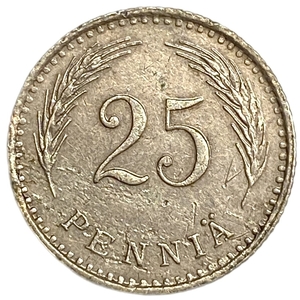 25 пенни 1940 год.Финляндия.