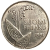 10 пенни 1991 год.Медовые соты.Финляндия. 