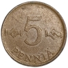 5 пенни 1963 год.Финляндия.  
