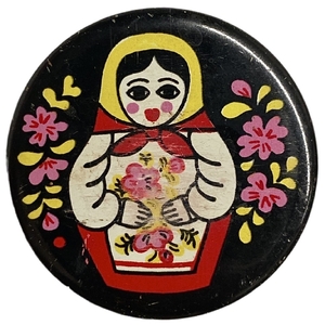 Значок закатной.Русская матрешка.NORMA.СССР.