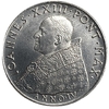 100 лир 1962 год.Папа Иоанн XXIII.Открытие II Ватиканского собора.Ватикан.