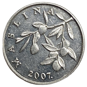 20 липа 2007 год.Ветвь оливы.Республика Хорватия. 