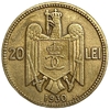 20 лей 1930 год.Кароль II.Королевство Румыния.Румыния.