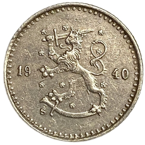 25 пенни 1940 год.Финляндия.