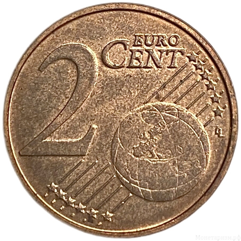 2 евроцента 2000 год.Альберт II.Бельгия.   