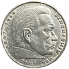 5 рейхсмарок 1936 год F.Пауль фон Гинденбург.Курица.Германия.3-ий Рейх.Серебро.  