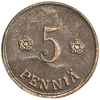 5 пенни 1920 год.Финляндия.   