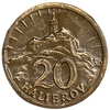 20 геллеров 1940 год.Германская оккупация.Словакия. 