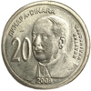 20 динаров 2009 год.130 лет со дня рождения Милутина Миланковича.Сербия. 
