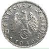 50 рейхспфеннигов 1940 год.Двор B.3 рейх.Германия.    