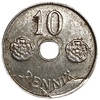 10 пенни 1944 год.Финляндия. 
