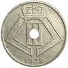25 сантимов 1939 год.Леопольд III.Бельгия. 