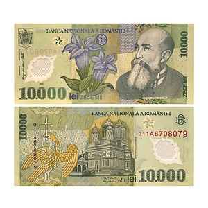 10000 лей 2000 год.Николай Йорга.Банкнота.Румыния.