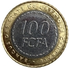 100 франков 2006 год.СЕМАС.Центральная Африка.Биметалл.