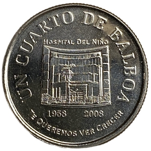 1/4 бальбоа 2008 год.50 лет Детской больнице.Hospital del Niño.Панама.